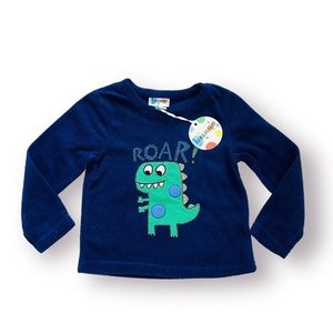 NWT Hullabaloo Fleece Dinosaurs 🦖 Sweatshirt 
Size 3-4 Years